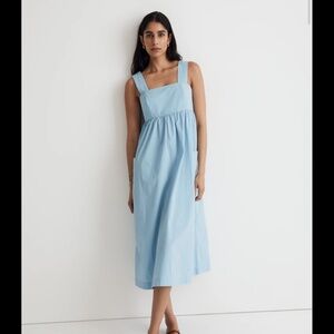 Madewell Cutout-Back Empire Midi Dress